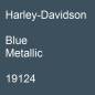 Preview: Harley-Davidson, Blue Metallic, 19124.